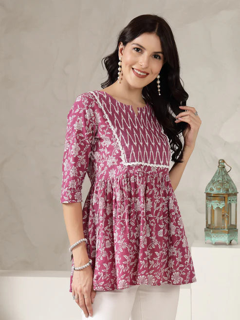 PREMIUM COTTON SHORT KURTIS