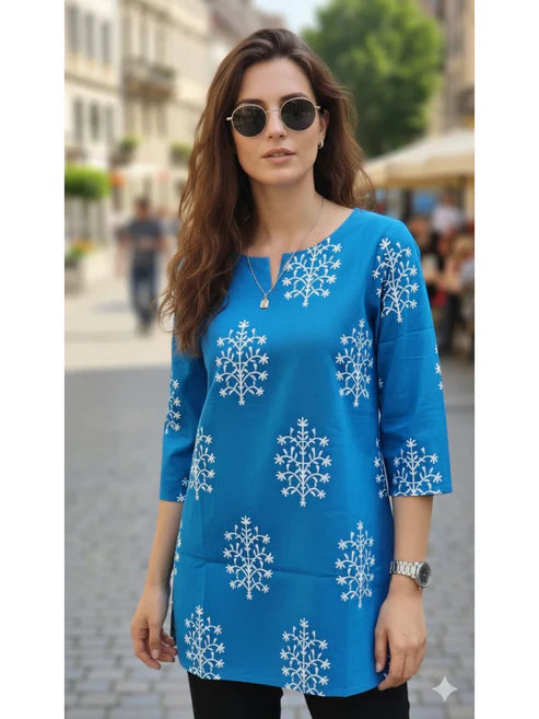 PREMIUM COTTON SHORT KURTI