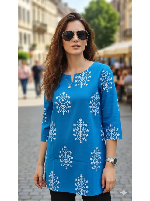 PREMIUM COTTON SHORT KURTI