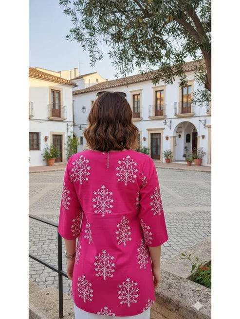 PREMIUM COTTON SHORT KURTI