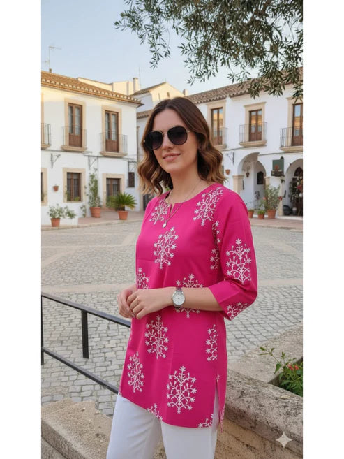 PREMIUM COTTON SHORT KURTI