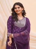 Embroidered Kurta Bottom & Dupatta Set