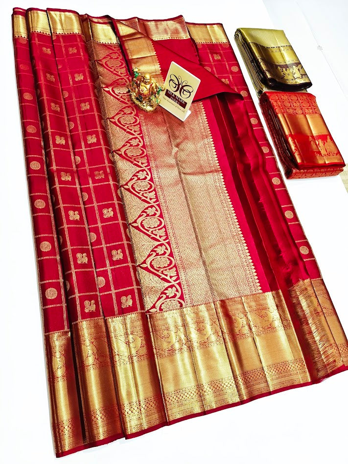 KANCHIPURAM PURE WEDDING SILK SAREES ( PRE ORDER)