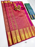 KANCHIPURAM PURE WEDDING SILK SAREES ( PRE ORDER)
