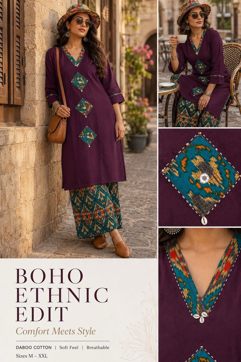 Premium 2 pcs suit cotton pair