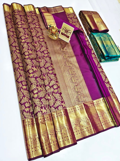 KANCHIPURAM PURE WEDDING SILK SAREES